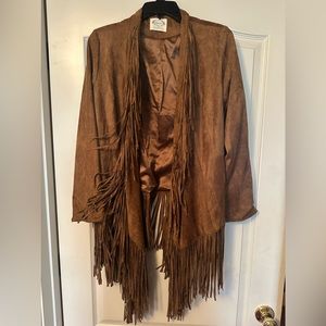 Joyfolie Mia Joy Fringe Jacket